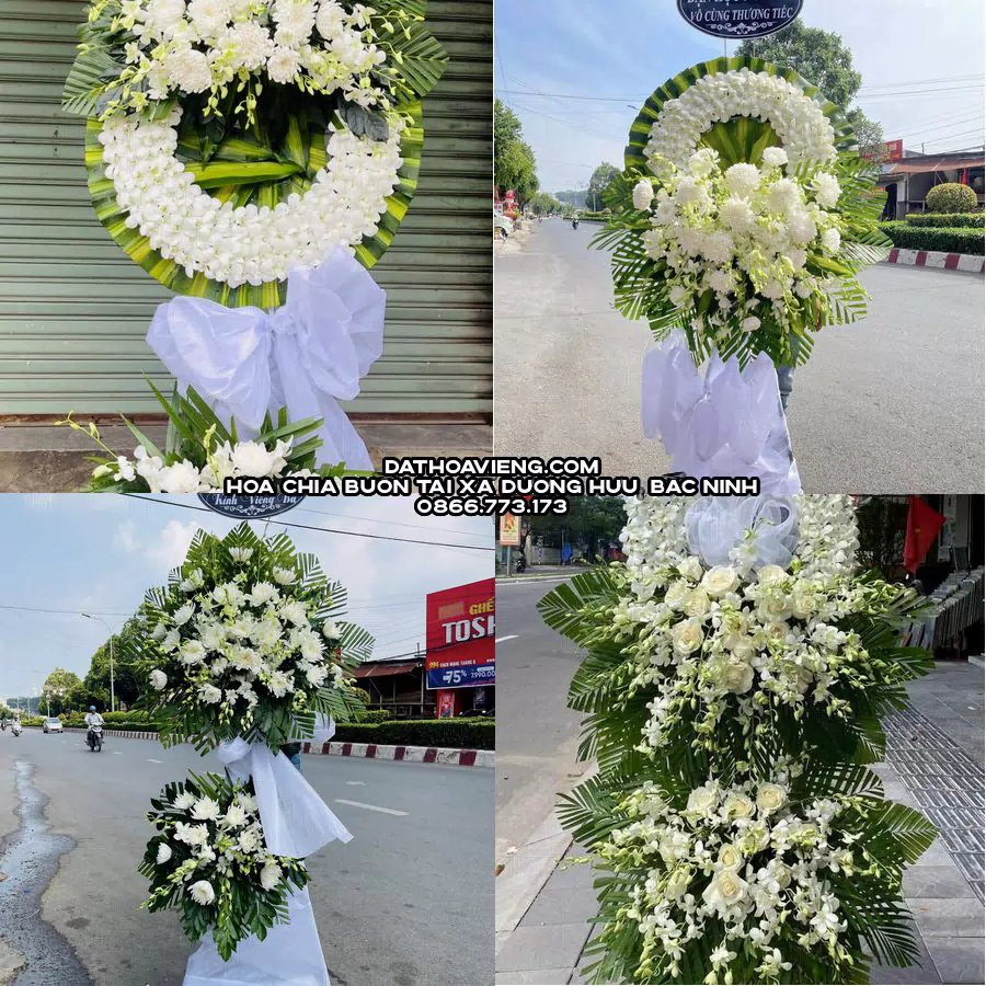 Mẫu hoa chia buồn tham khảo tại Xã Dương Hưu, Bắc Ninh