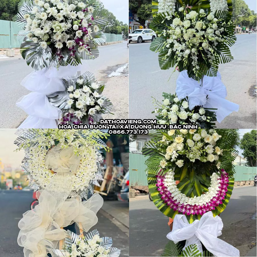 Mẫu hoa chia buồn tham khảo tại Xã Dương Hưu, Bắc Ninh