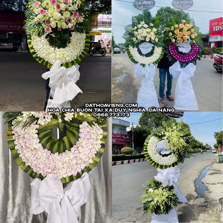 Mẫu hoa chia buồn tham khảo tại Xã Duy Nghĩa, Đà Nẵng