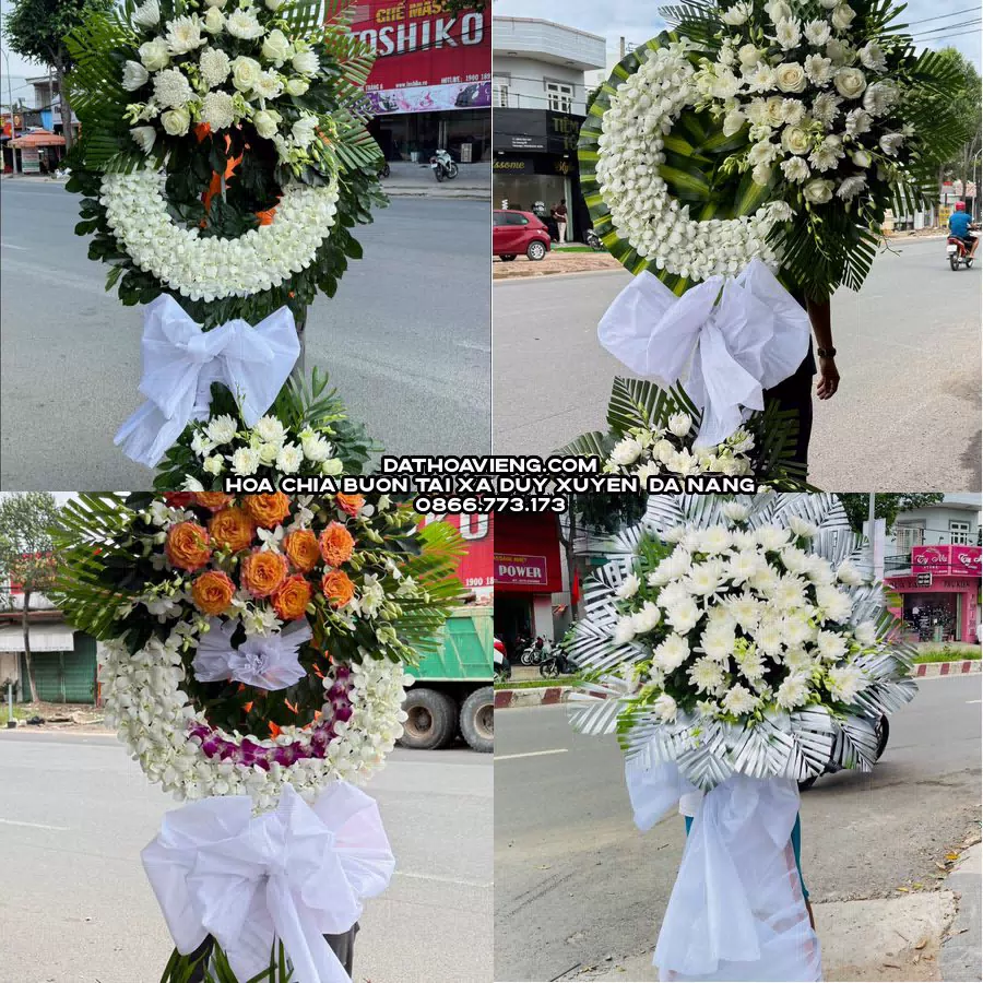 Mẫu hoa chia buồn tham khảo tại Xã Duy Xuyên, Đà Nẵng