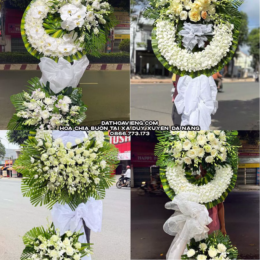 Mẫu hoa chia buồn tham khảo tại Xã Duy Xuyên, Đà Nẵng
