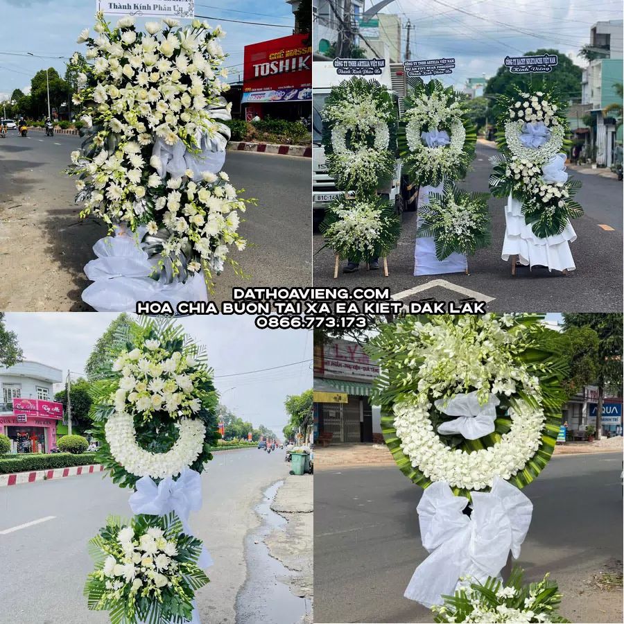 Mẫu hoa chia buồn tham khảo tại Xã Ea Kiết, Đắk Lắk