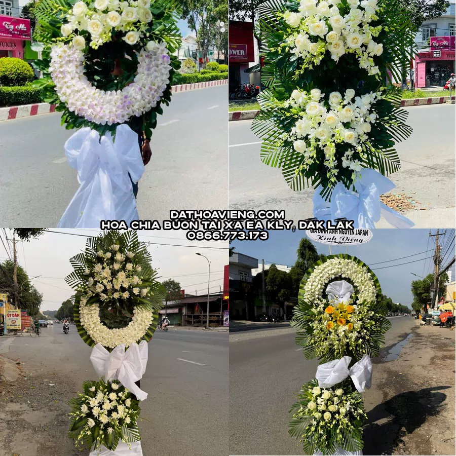 Mẫu hoa chia buồn tham khảo tại Xã Ea Kly, Đắk Lắk