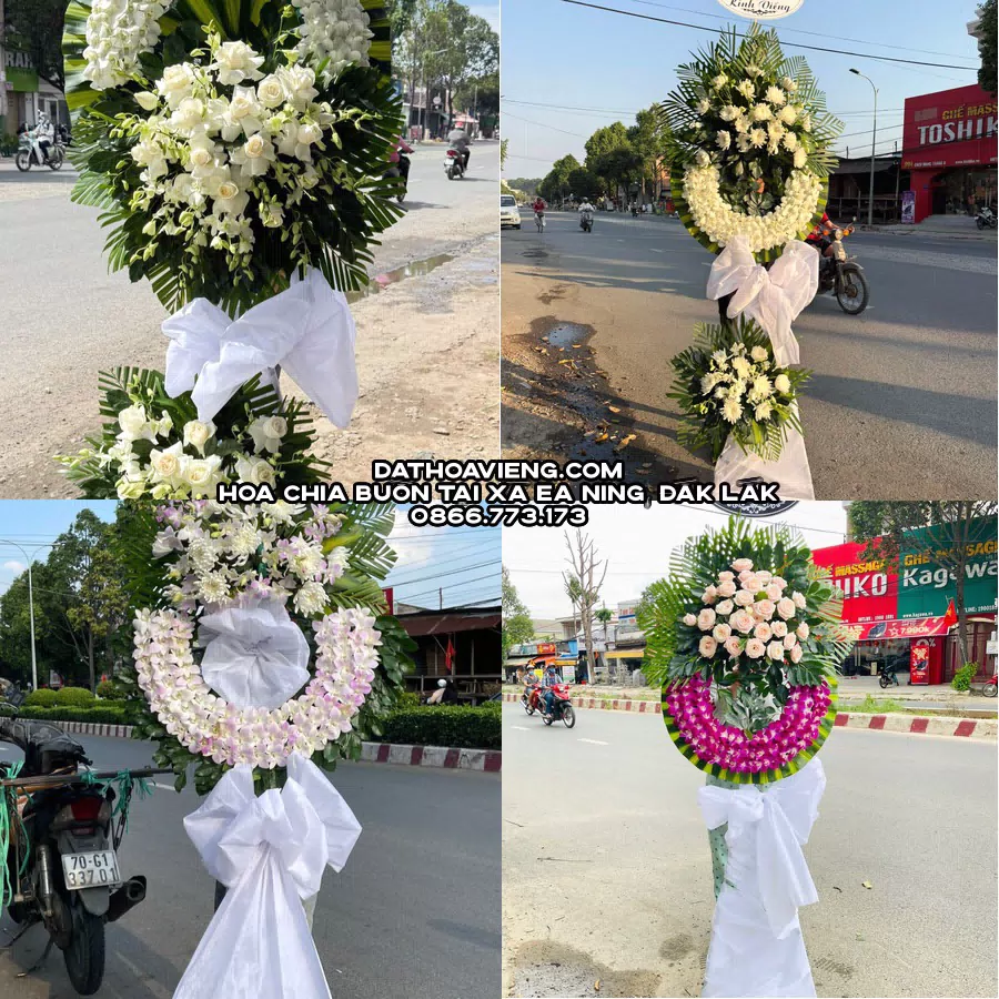 Mẫu hoa chia buồn tham khảo tại Xã Ea Ning, Đắk Lắk