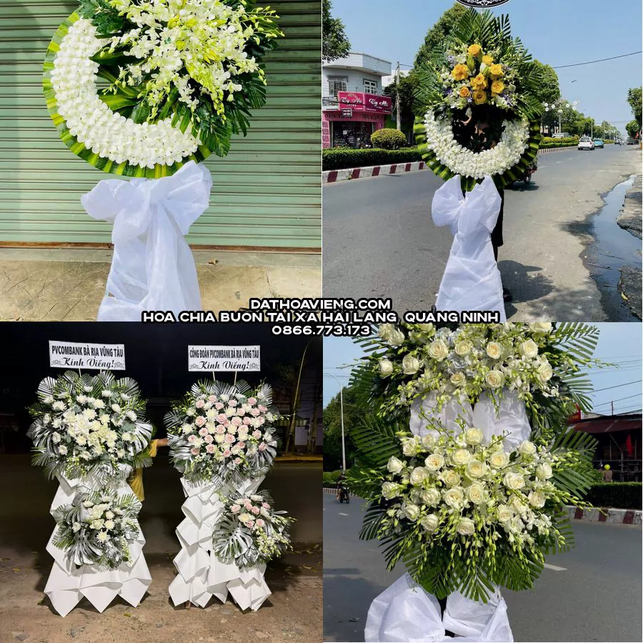 Mẫu hoa chia buồn tham khảo tại Xã Hải Lạng, Quảng Ninh
