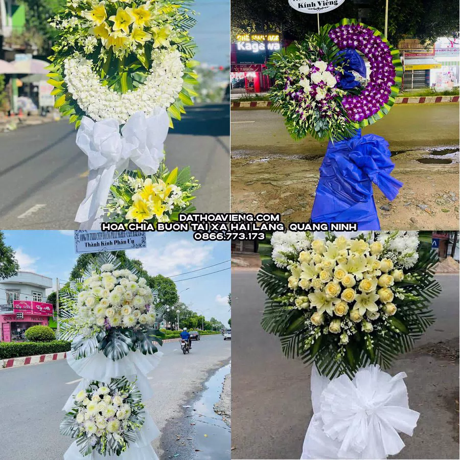 Mẫu hoa chia buồn tham khảo tại Xã Hải Lạng, Quảng Ninh