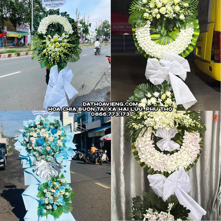 Mẫu hoa chia buồn tham khảo tại Xã Hải Lựu, Phú Thọ