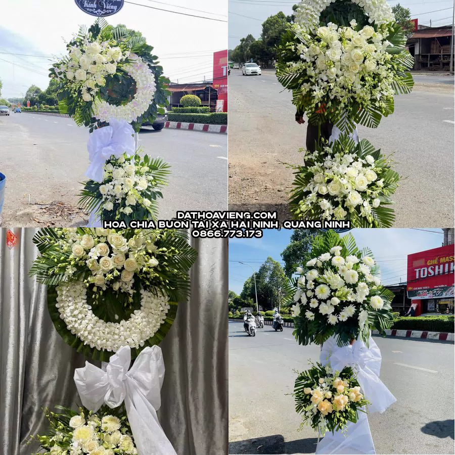 Mẫu hoa chia buồn tham khảo tại Xã Hải Ninh, Quảng Ninh
