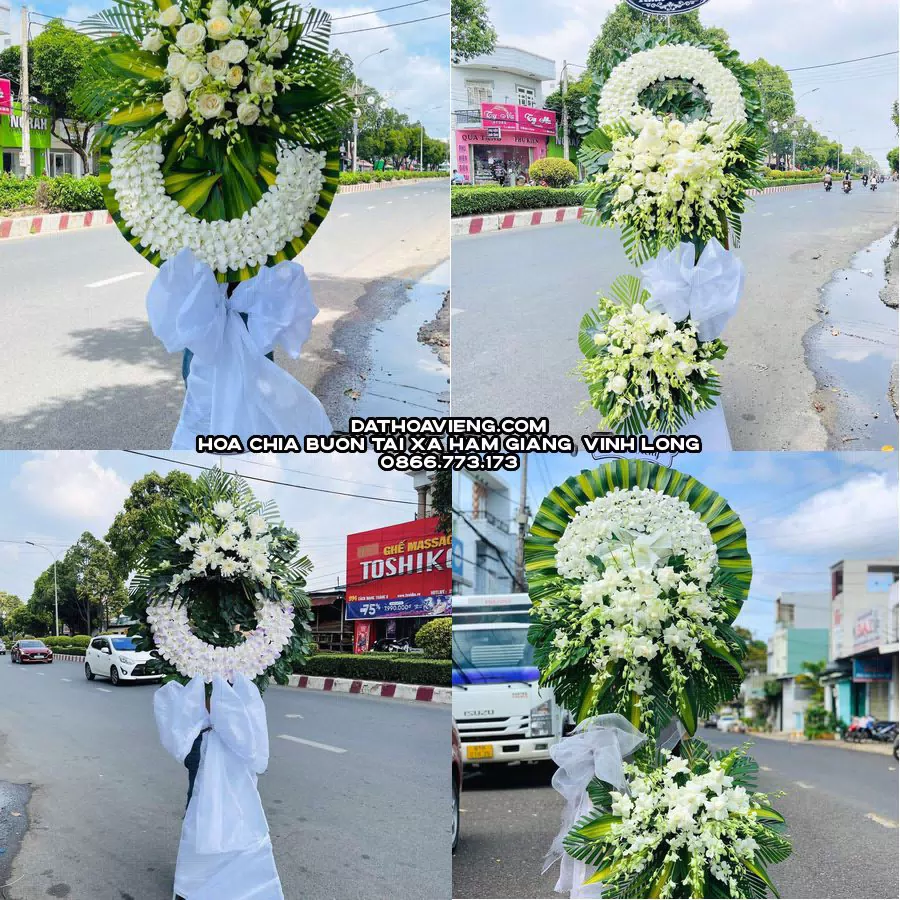 Mẫu hoa chia buồn tham khảo tại Xã Hàm Giang, Vĩnh Long