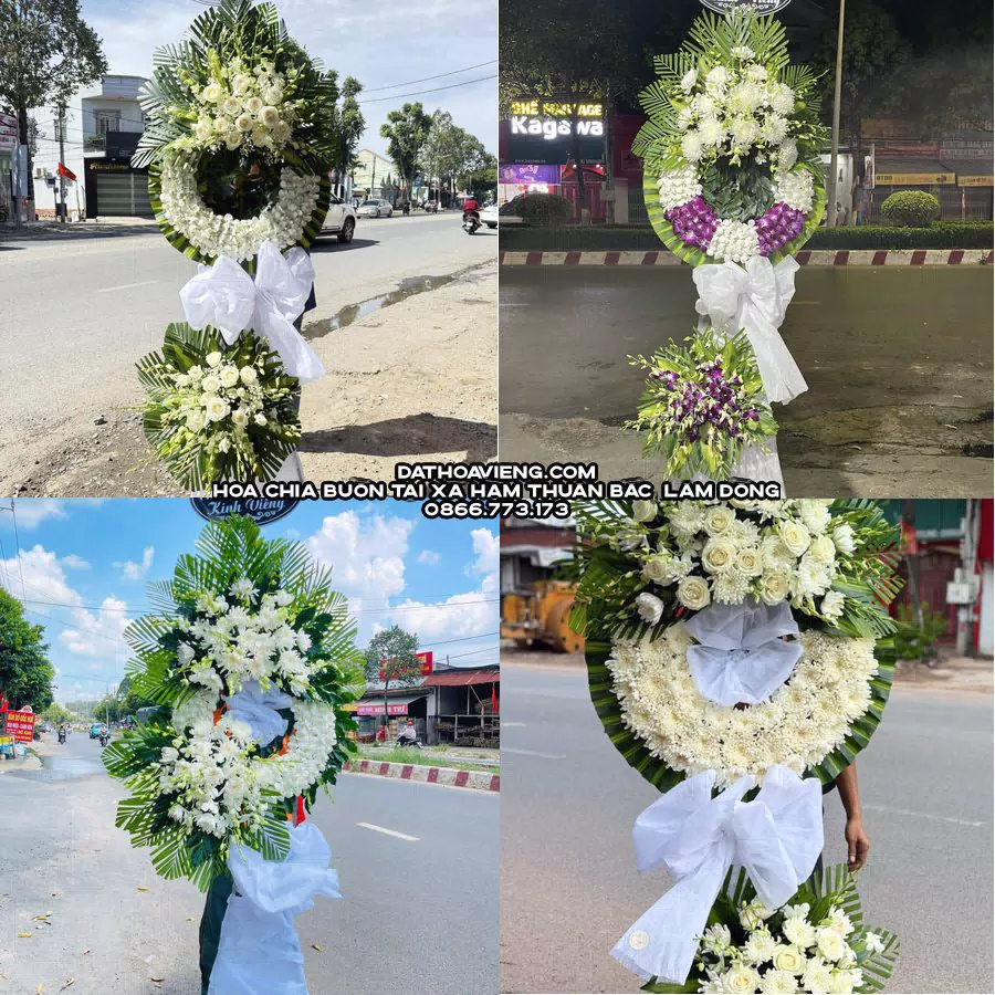Mẫu hoa chia buồn tham khảo tại Xã Hàm Thuận Bắc, Lâm Đồng