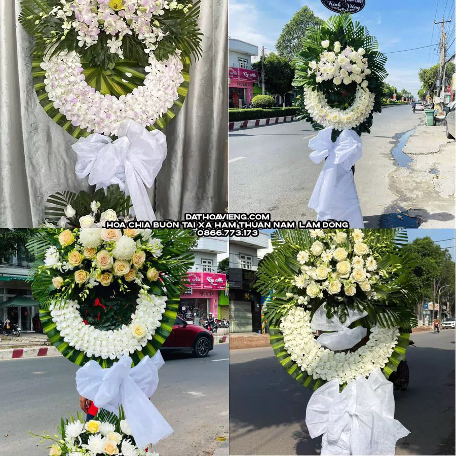 Mẫu hoa chia buồn tham khảo tại Xã Hàm Thuận Nam, Lâm Đồng