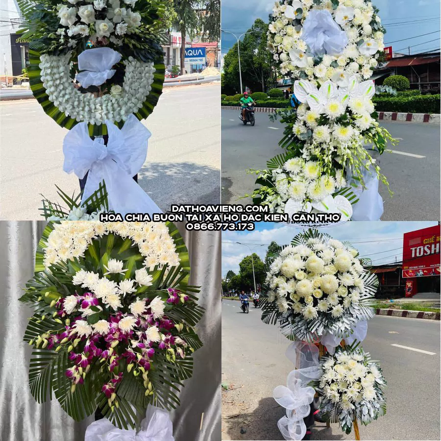 Mẫu hoa chia buồn tham khảo tại Xã Hồ Đắc Kiện, Cần Thơ