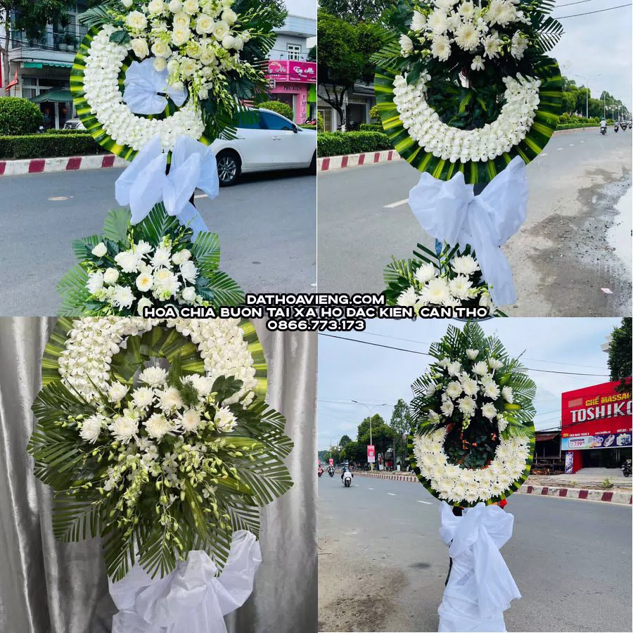 Mẫu hoa chia buồn tham khảo tại Xã Hồ Đắc Kiện, Cần Thơ