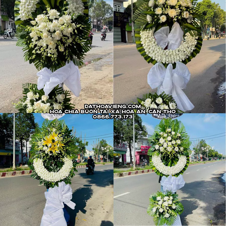 Mẫu hoa chia buồn tham khảo tại Xã Hòa An, Cần Thơ
