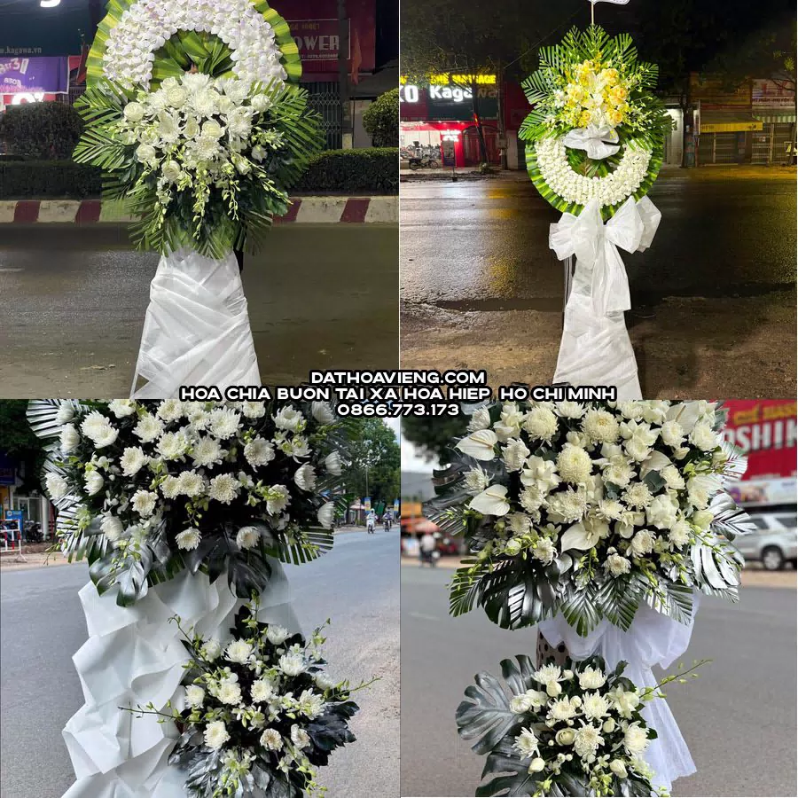 Mẫu hoa chia buồn tham khảo tại Xã Hòa Hiệp, Hồ Chí Minh