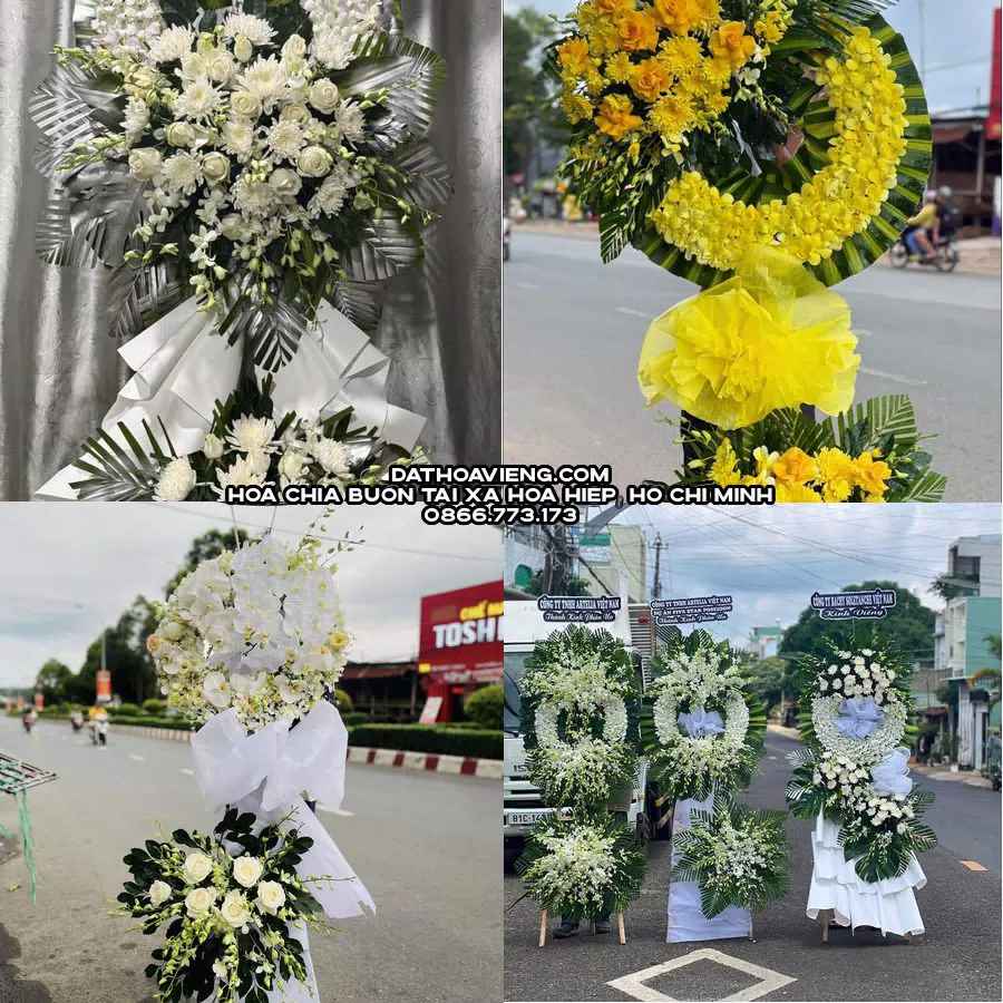 Mẫu hoa chia buồn tham khảo tại Xã Hòa Hiệp, Hồ Chí Minh