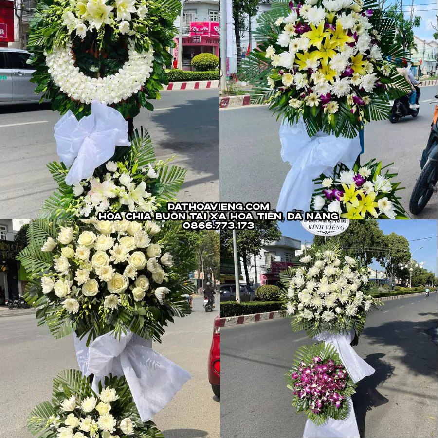 Mẫu hoa chia buồn tham khảo tại Xã Hòa Tiến, Đà Nẵng
