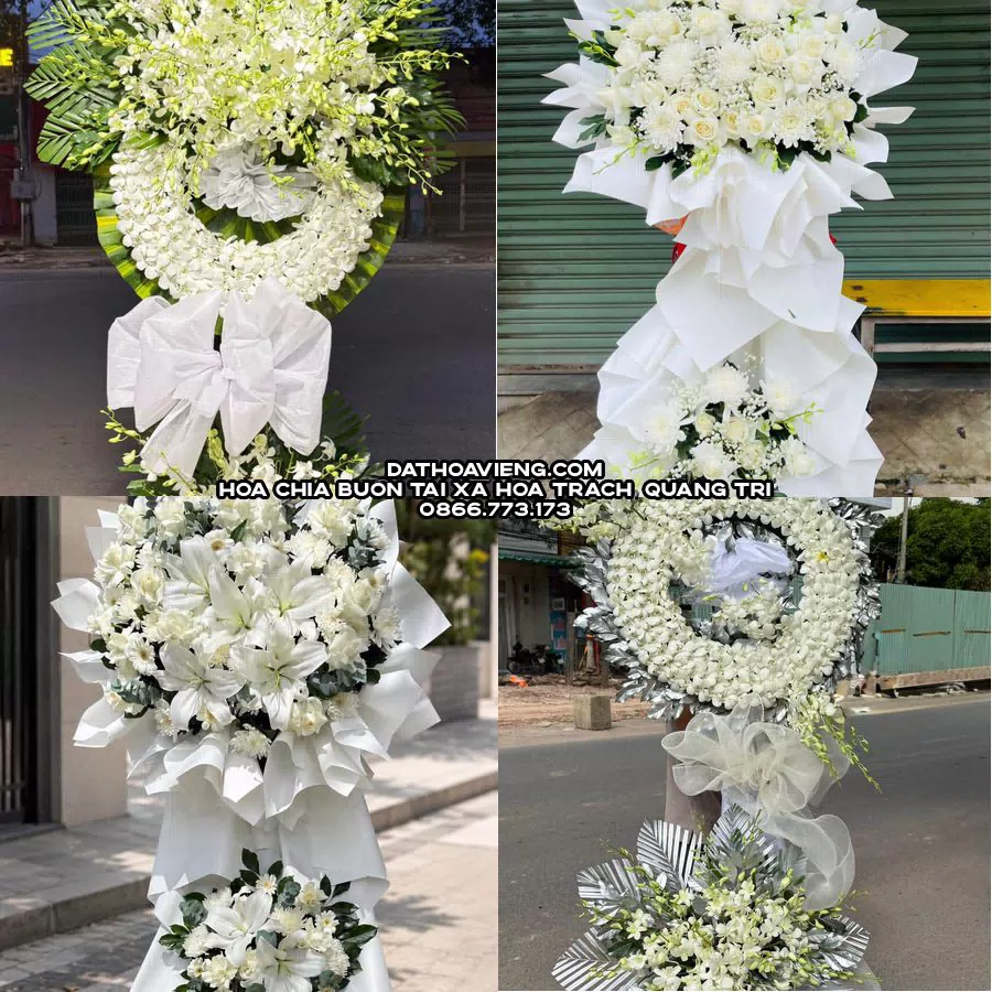Mẫu hoa chia buồn tham khảo tại Xã Hòa Trạch, Quảng Trị