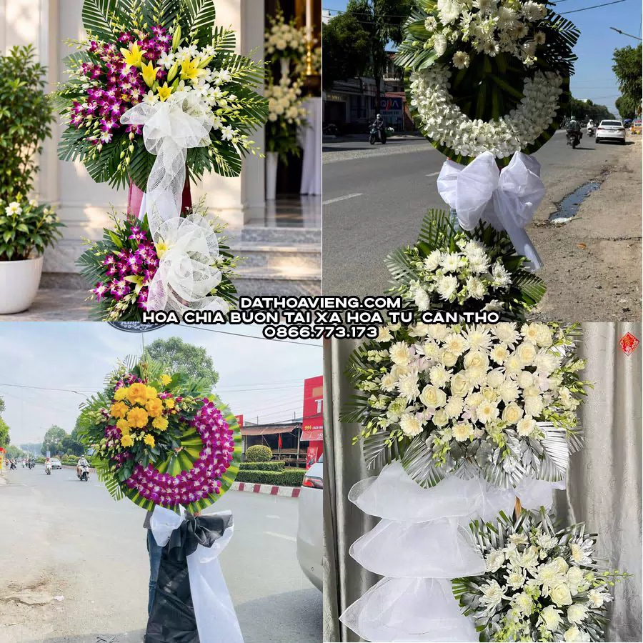 Mẫu hoa chia buồn tham khảo tại Xã Hòa Tú, Cần Thơ