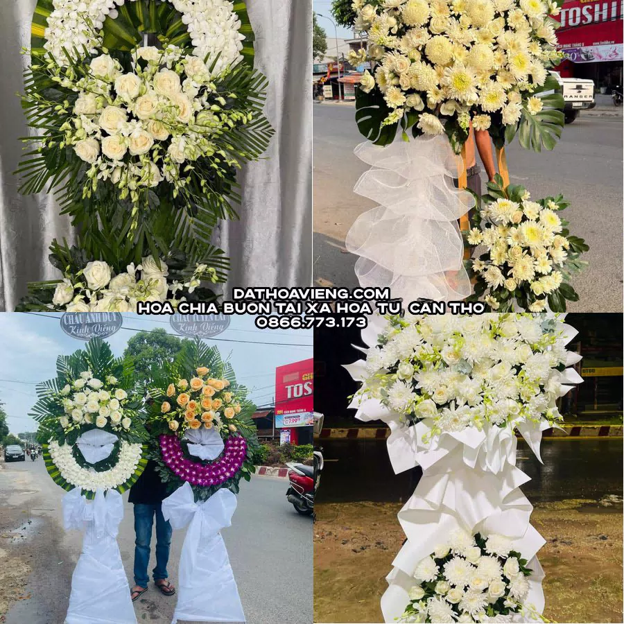 Mẫu hoa chia buồn tham khảo tại Xã Hòa Tú, Cần Thơ
