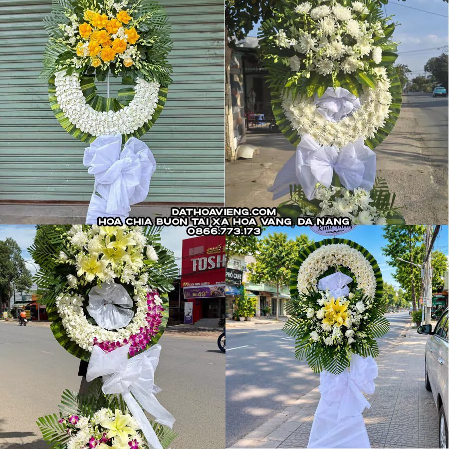 Mẫu hoa chia buồn tham khảo tại Xã Hòa Vang, Đà Nẵng