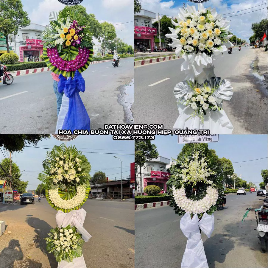 Mẫu hoa chia buồn tham khảo tại Xã Hướng Hiệp, Quảng Trị