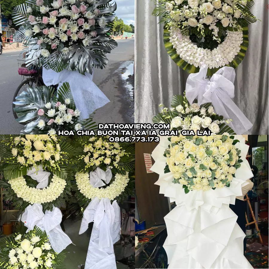 Mẫu hoa chia buồn tham khảo tại Xã Ia Grai, Gia Lai