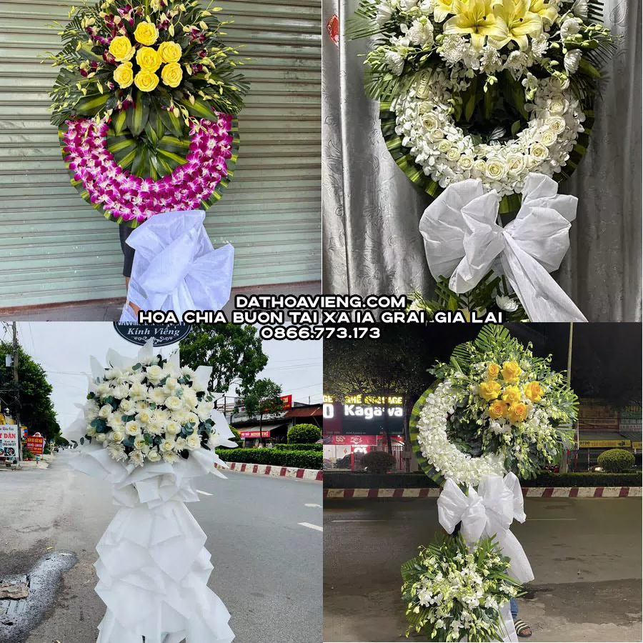 Mẫu hoa chia buồn tham khảo tại Xã Ia Grai, Gia Lai