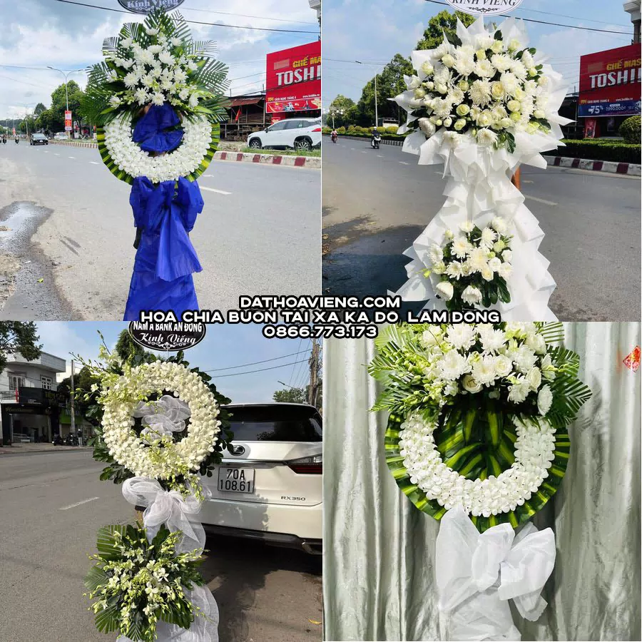 Mẫu hoa chia buồn tham khảo tại Xã Ka Đô, Lâm Đồng
