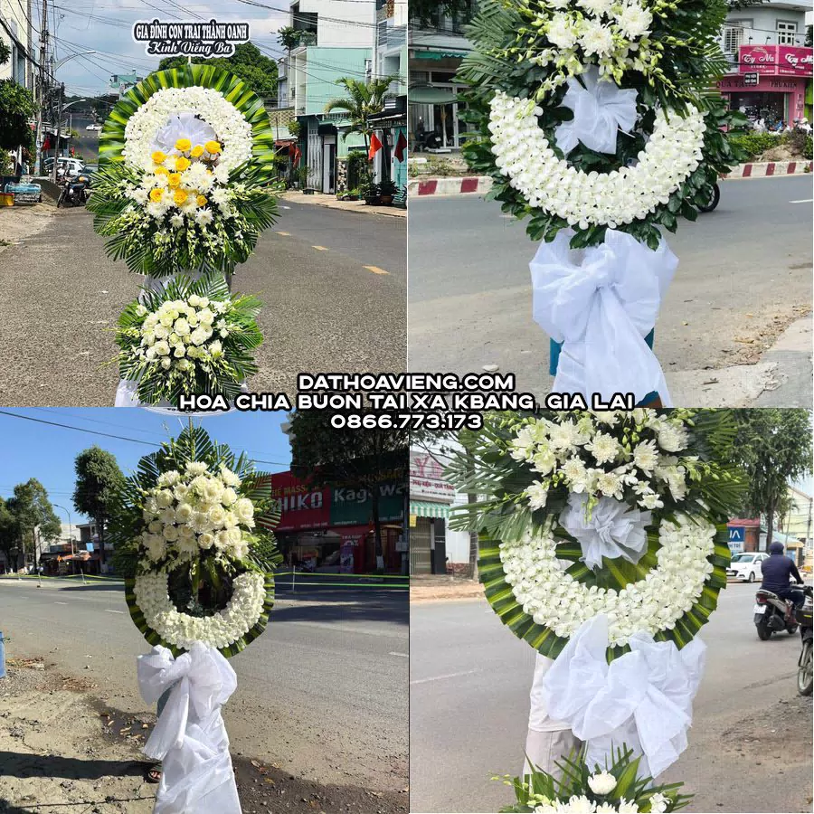 Mẫu hoa chia buồn tham khảo tại Xã Kbang, Gia Lai