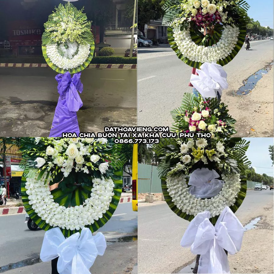 Mẫu hoa chia buồn tham khảo tại Xã Khả Cửu, Phú Thọ