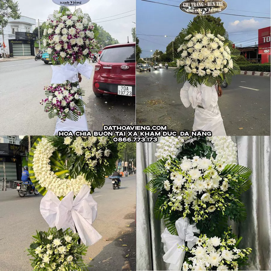 Mẫu hoa chia buồn tham khảo tại Xã Khâm Đức, Đà Nẵng