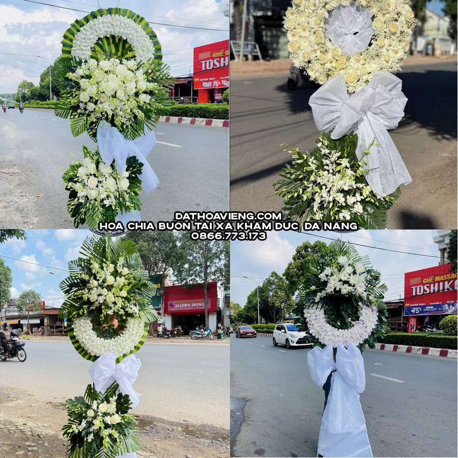 Mẫu hoa chia buồn tham khảo tại Xã Khâm Đức, Đà Nẵng