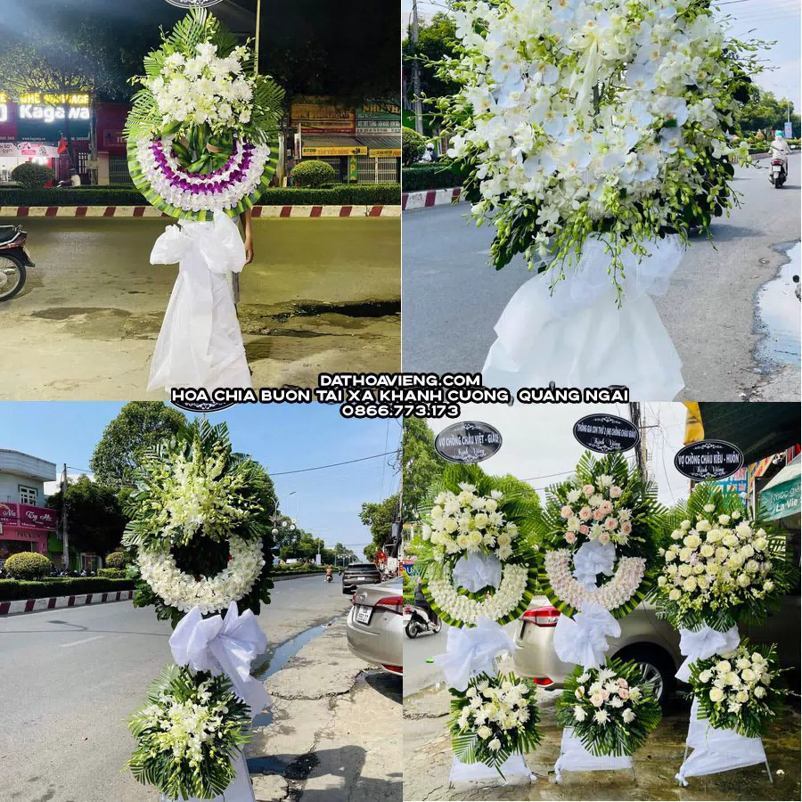Mẫu hoa chia buồn tham khảo tại Xã Khánh Cường, Quảng Ngãi