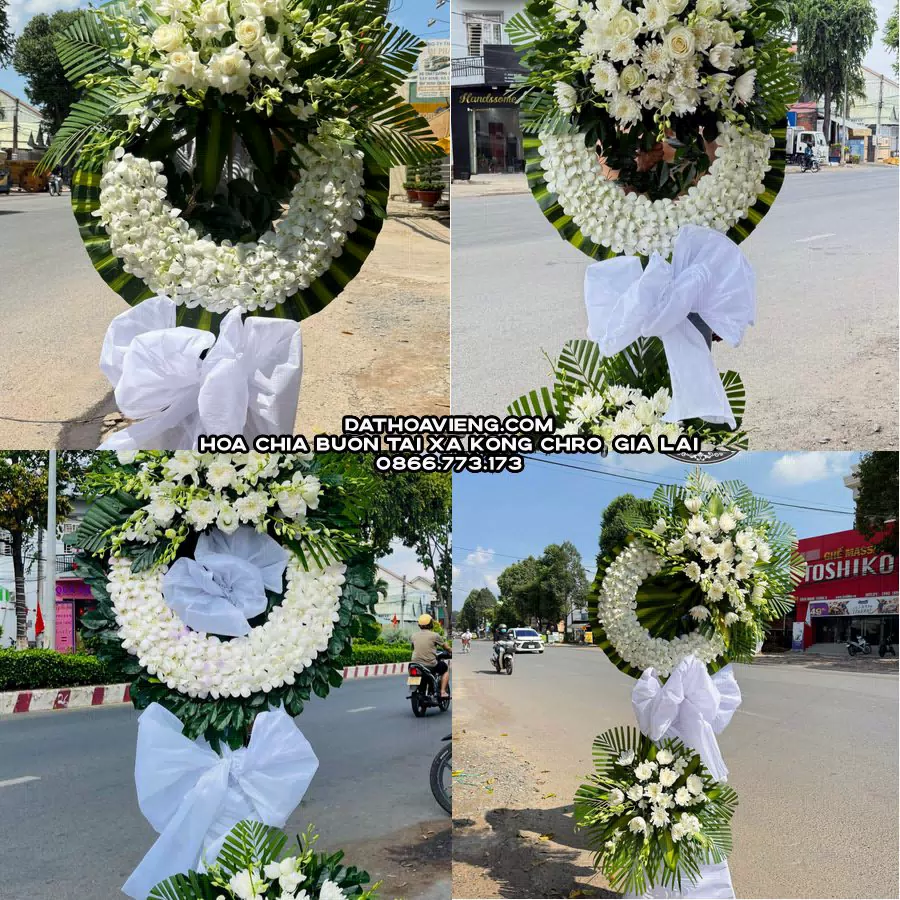 Mẫu hoa chia buồn tham khảo tại Xã Kông Chro, Gia Lai