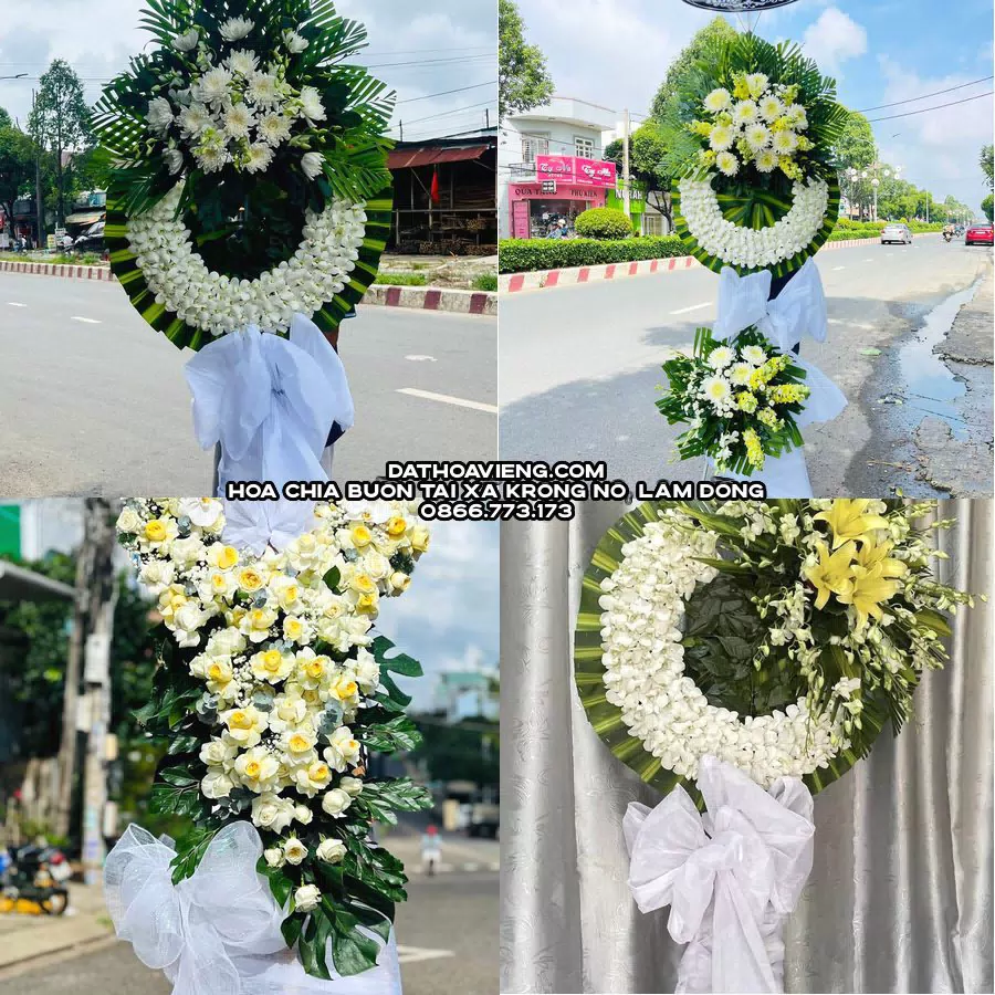 Mẫu hoa chia buồn tham khảo tại Xã Krông Nô, Lâm Đồng