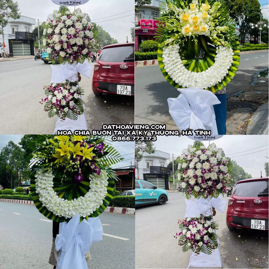Mẫu hoa chia buồn tham khảo tại Xã Kỳ Thượng, Hà Tĩnh
