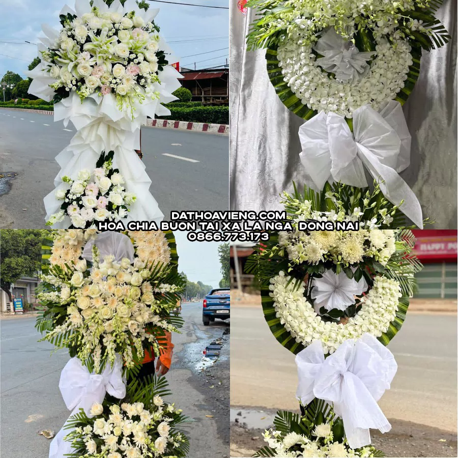 Mẫu hoa chia buồn tham khảo tại Xã La Ngà, Đồng Nai