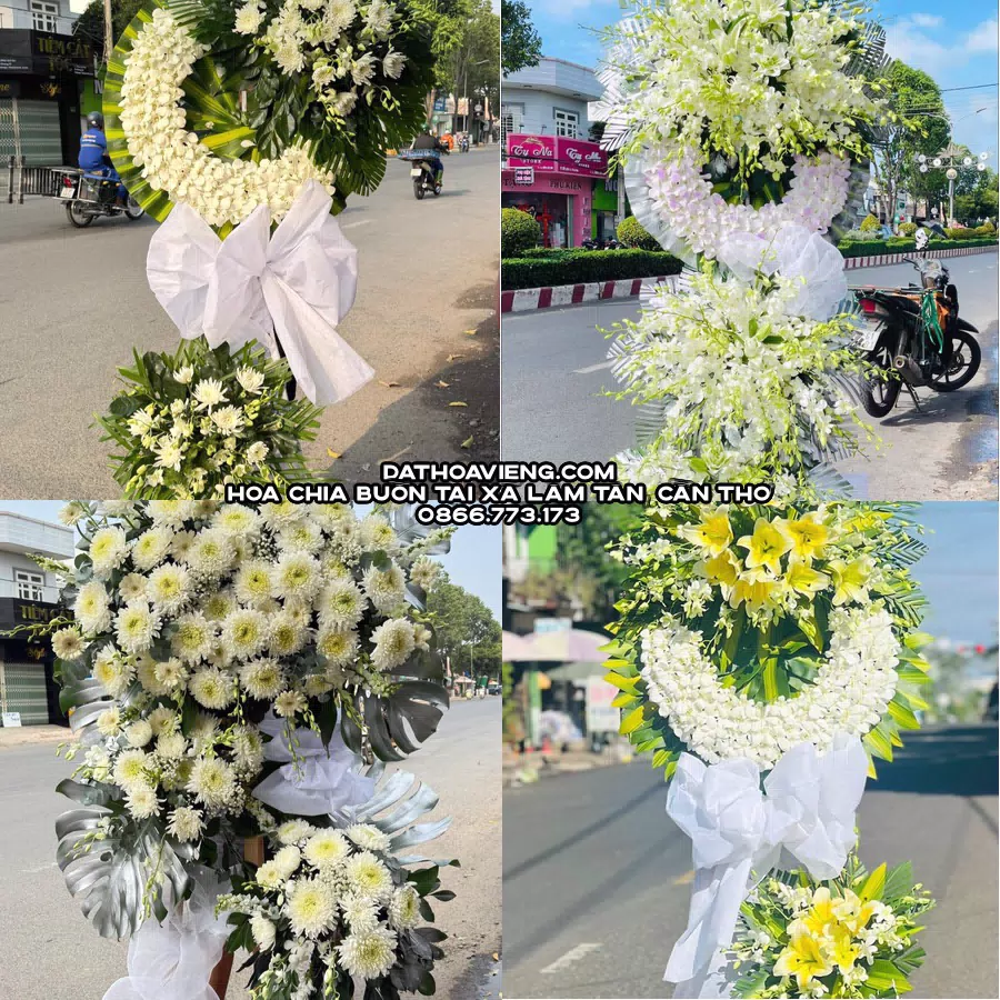 Mẫu hoa chia buồn tham khảo tại Xã Lâm Tân, Cần Thơ