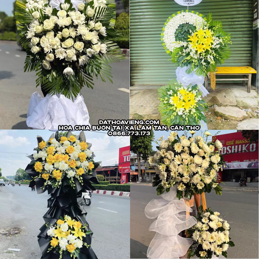 Mẫu hoa chia buồn tham khảo tại Xã Lâm Tân, Cần Thơ