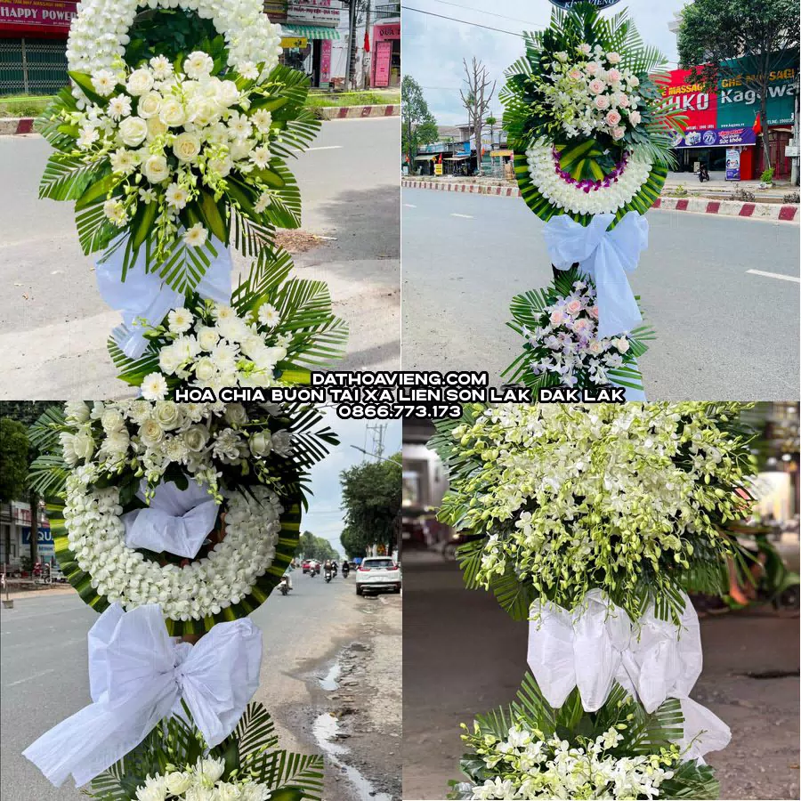 Mẫu hoa chia buồn tham khảo tại Xã Liên Sơn Lắk, Đắk Lắk