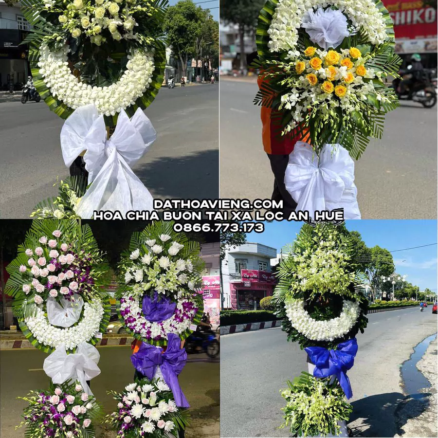 Mẫu hoa chia buồn tham khảo tại Xã Lộc An, Huế