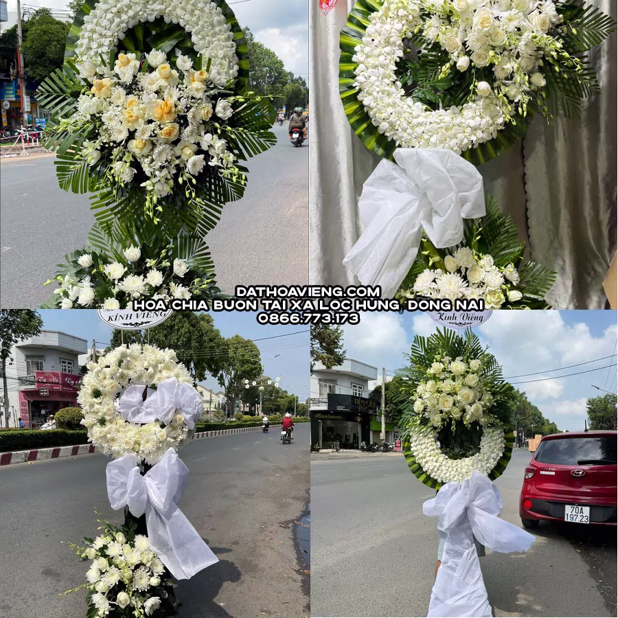 Mẫu hoa chia buồn tham khảo tại Xã Lộc Hưng, Đồng Nai