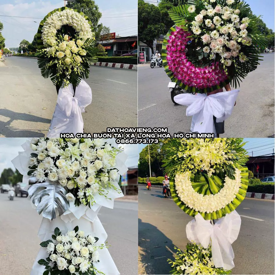 Mẫu hoa chia buồn tham khảo tại Xã Long Hòa, Hồ Chí Minh