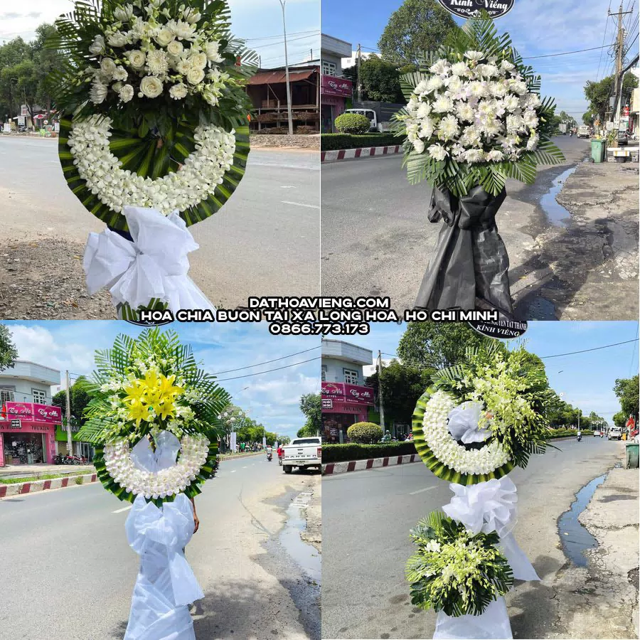 Mẫu hoa chia buồn tham khảo tại Xã Long Hòa, Hồ Chí Minh
