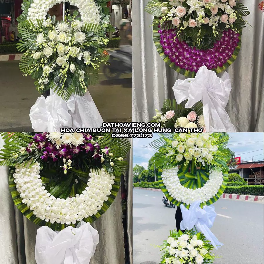 Mẫu hoa chia buồn tham khảo tại Xã Long Hưng, Cần Thơ