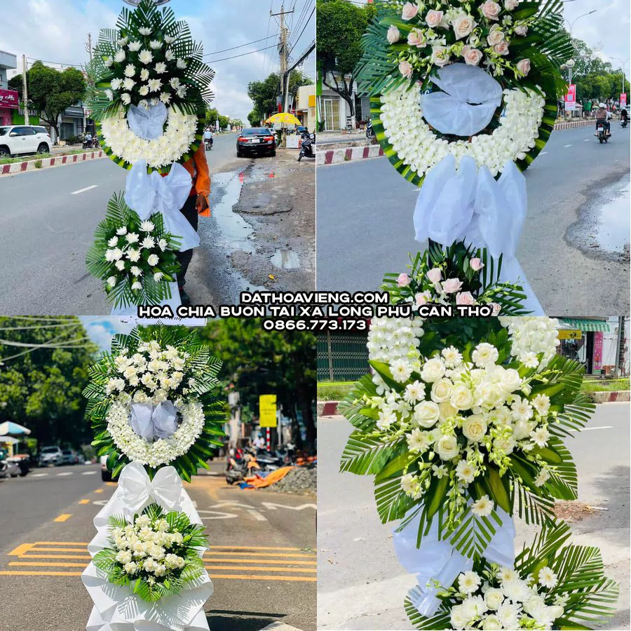 Mẫu hoa chia buồn tham khảo tại Xã Long Phú, Cần Thơ