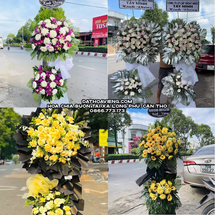 Mẫu hoa chia buồn tham khảo tại Xã Long Phú, Cần Thơ