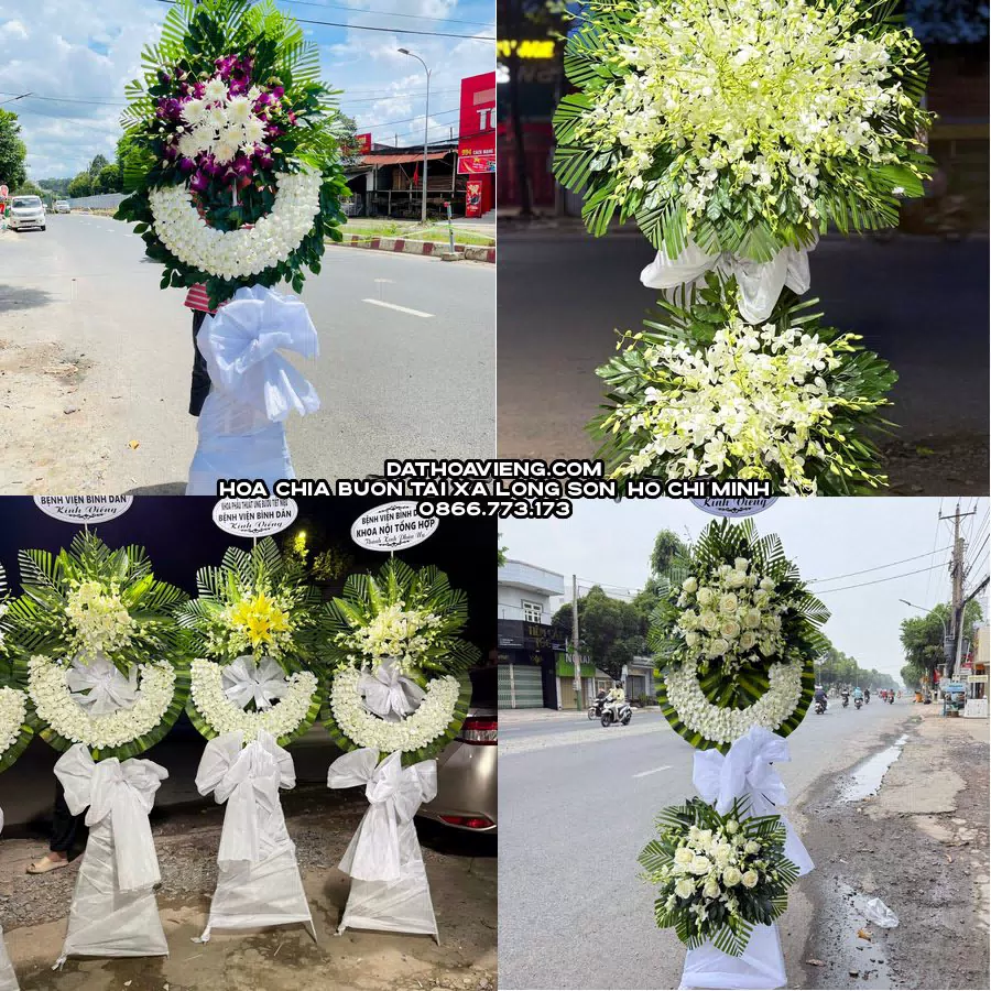 Mẫu hoa chia buồn tham khảo tại Xã Long Sơn, Hồ Chí Minh
