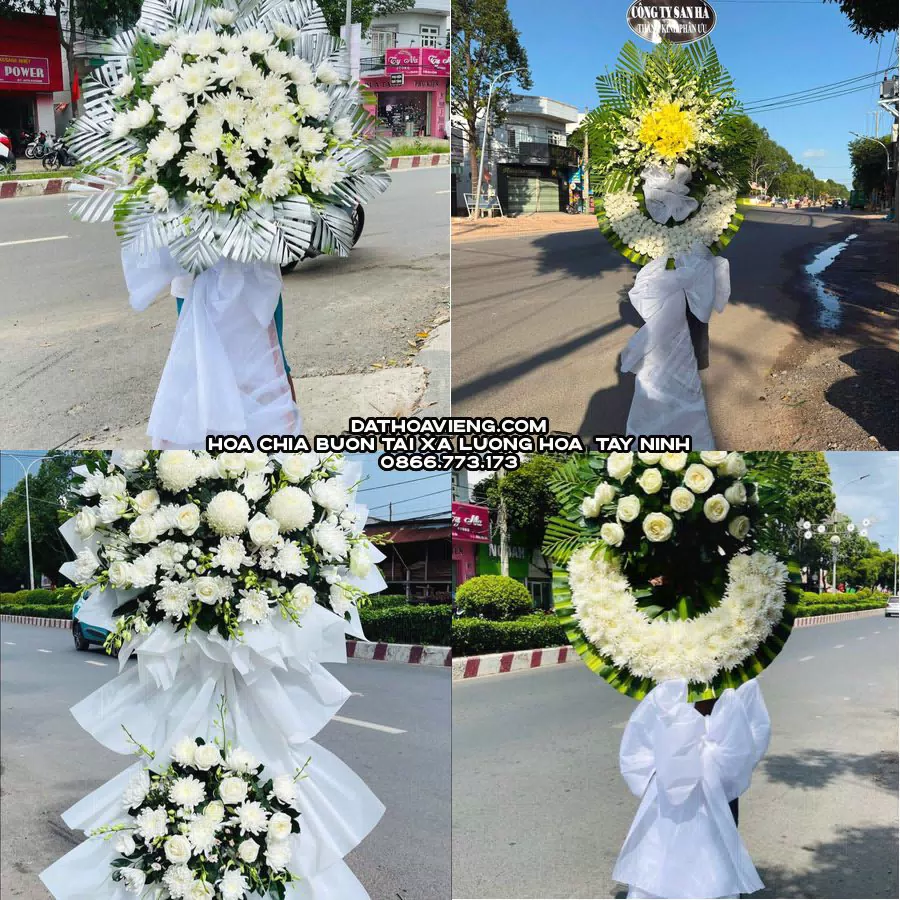 Mẫu hoa chia buồn tham khảo tại Xã Lương Hòa, Tây Ninh